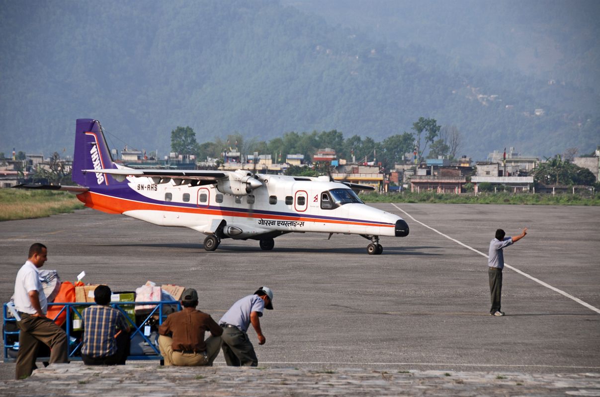 Kathmandu Flight To Pokhara 23 Pokhara Airport Outside 